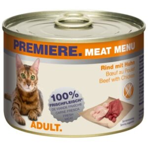 PREMIERE Meat Menu Adult Rind und Huhn 6x200 g