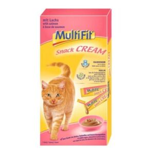 MultiFit Snack Creme 11x7x15g Lachs und Inulin