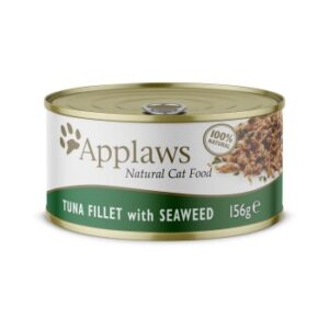 Applaws Nassfutter Katze Adult in Brühe Thunfisch mit Algen 24x156 g