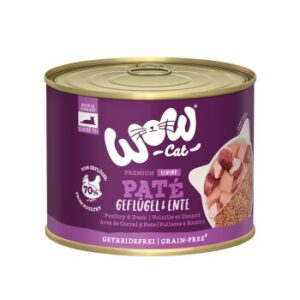 WOW Cat Senior 6x200 g Ente und Geflügel