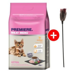 PREMIERE Kitten Geflügel 4kg mit Gratis Katzenangel