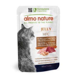 Almo nature HFC Jelly 24x55g Thunfisch, Huhn und Schinken