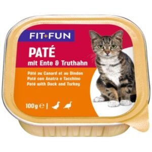 FIT+FUN Adult Paté Ente und Truthahn 32x100 g