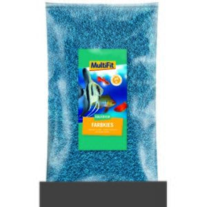 MultiFit Farbkies 2-3mm 5Kg azurblau