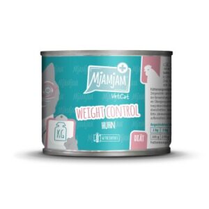 MjAMjAM Nassfutter Katze Adult VetCat Diät, Weight Control Huhn 6x200g