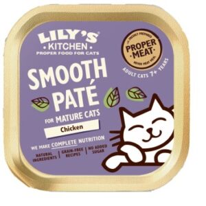 LILY'S KITCHEN Nassfutter Katze Senior Smooth Patè Huhn 19x85 g