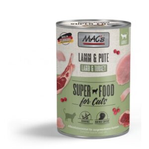 MAC's Nassfutter Katze Adult Lamm und Pute 6x400 g