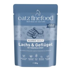 Catz finefood 16x85g Lachs und Geflügel