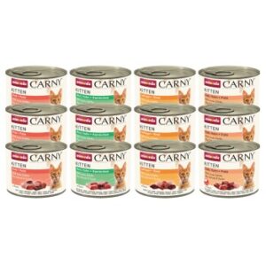 animonda Carny Nassfutter Katze Kitten, Mixpaket 12x200 g