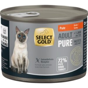 SELECT GOLD Pure Adult Paté Pute 24x200 g