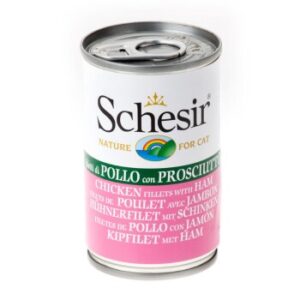 Schesir Natural 24x140g Hühnerfilet mit Schinken 24x140 g