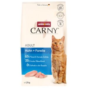 animonda Carny Trockenfutter Katze Adult Huhn und Forelle 1.75 kg