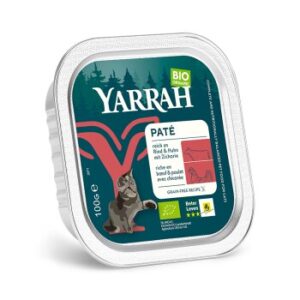 Yarrah Adult Bio Bröckchen in Soße 16x100 g Huhn und Rind