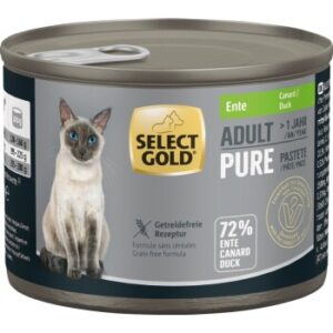 SELECT GOLD Pure Adult Paté Ente 12x200 g
