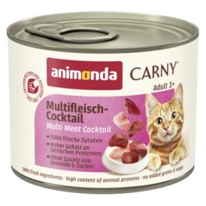 animonda Carny Nassfutter Katze Adult Multifleisch Cocktail 12x200 g
