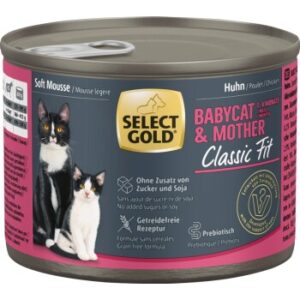SELECT GOLD Babycat & Mother Soft Mousse Huhn 12x200 g