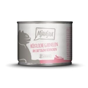 MjAMjAM Nassfutter Katze Adult 6x200 g Garnelen und Huhn