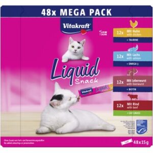 Vitakraft Liquid Snack Mega Pack 48x15g MSC