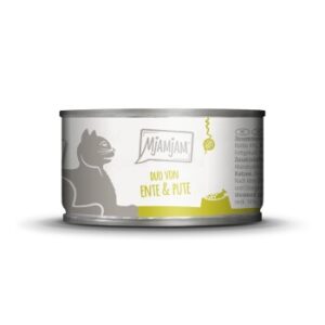 MjAMjAM Nassfutter Katze Adult, Duo 6x100 g Ente und Pute
