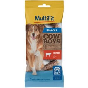 MultiFit Cowboys Würstchenketten 4x60g Rind