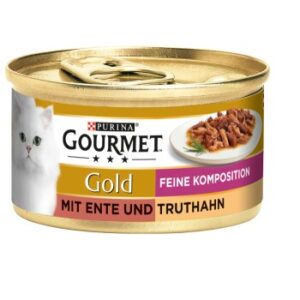 GOURMET Gold Feine Komposition 12x85g Ente und Pute 12x85 g