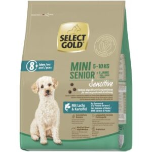 SELECT GOLD Sensitive Mini Senior Lamm & Reis Lachs mit Kartoffel 4 kg