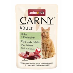 animonda Carny Nassfutter Katze Adult Huhn und Kaninchen 12x85 g