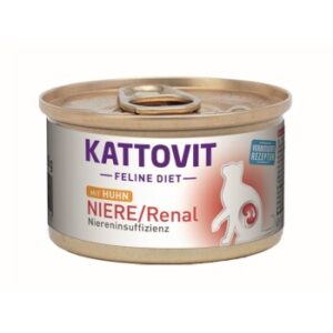 KATTOVIT Feline Diet Nassfutter Katze Niere/Renal Adult Huhn 12x85 g