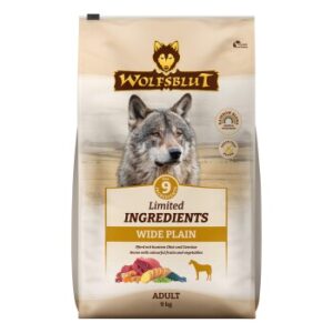 WOLFSBLUT Limited Ingredients Trockenfutter Hund, Adult, Wide Plain 9 kg