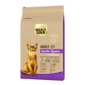 SELECT GOLD Sensitive Digestion Trockenfutter Katze Adult Geflügel und Reis Geflügel und Reis 7 kg