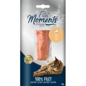 MOMENTS Snack Katze Filet Ente 10x30 g