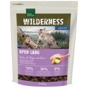 REAL NATURE WILDERNESS Trockenfutter Katze, Adult, Open Land, 300 g