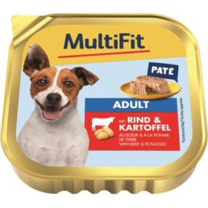 MultiFit Adult Little Dog Rind und Kartoffel 22x150 g