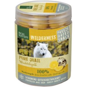 REAL NATURE Wilderness Freeze Dried Hund Snack Pure Quail 50g