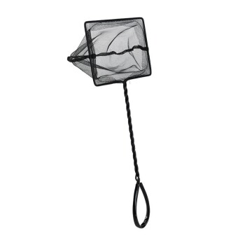 AniOne Fischfangnetz grob schwarz 13 cm, 13 cm