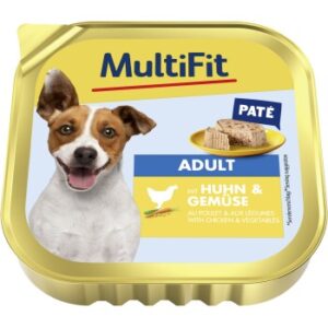 MultiFit Adult Little Dog Huhn und Gemüse 22x150 g
