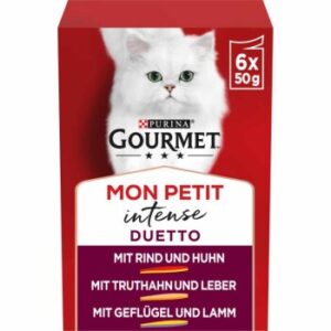 GOURMET Mon Petit Intense 8x6x50g Duetti mit Fleisch 48x50 g