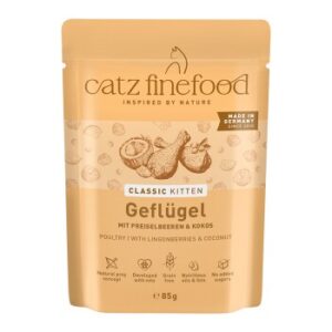 Catz finefood Nassfutter Katze Classic Kitten Geflügel 16x85 g