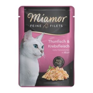 Miamor Feine Filets in Jelly Thunfisch und Krebs 24x100 g