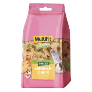 MultiFit Nature snacks Bananenchips 120 g