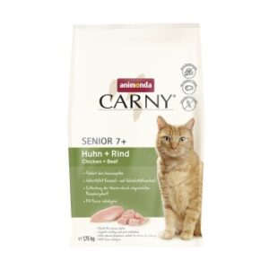 animonda Carny Trockenfutter Katze Senior, Huhn und Rind 1.75 kg