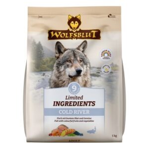 WOLFSBLUT Limited Ingredients Trockenfutter Hund, Adult, Cold River 1 kg
