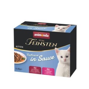 animonda Vom Feinsten Kitten Raffinesse in Sauce Mixpack 8x85 g