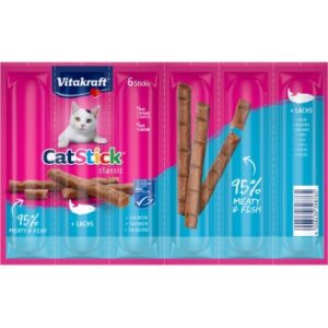 Vitakraft Cat Stick Multipack 5x6 Stück Lachs und Forelle