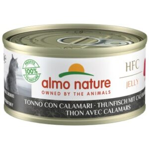 Almo nature Jelly 24x70g Thunfisch und Calamari
