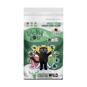 Lucky Lou Trockenfutter Katze, Senior, Geflügel und Wild 9 kg
