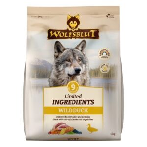 WOLFSBLUT Limited Ingredients, Trockenfutter Hund, Adult, Wild Duck 1 kg