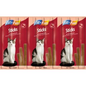 FIT+FUN Sticks 25x10 Stück Lachs und Forelle