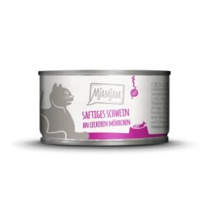 MjAMjAM Nassfutter Katze Adult 6x100 g Schwein und Möhre