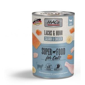 MAC's Nassfutter Katze Adult Lachs und Hühnchen 12x400 g